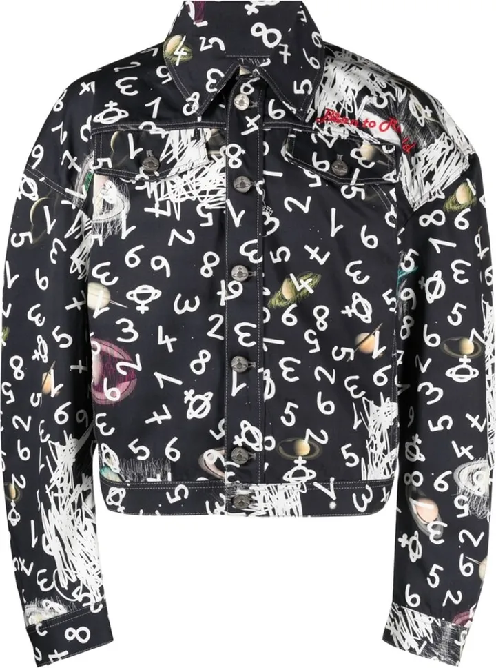 Printed Denim Jacket