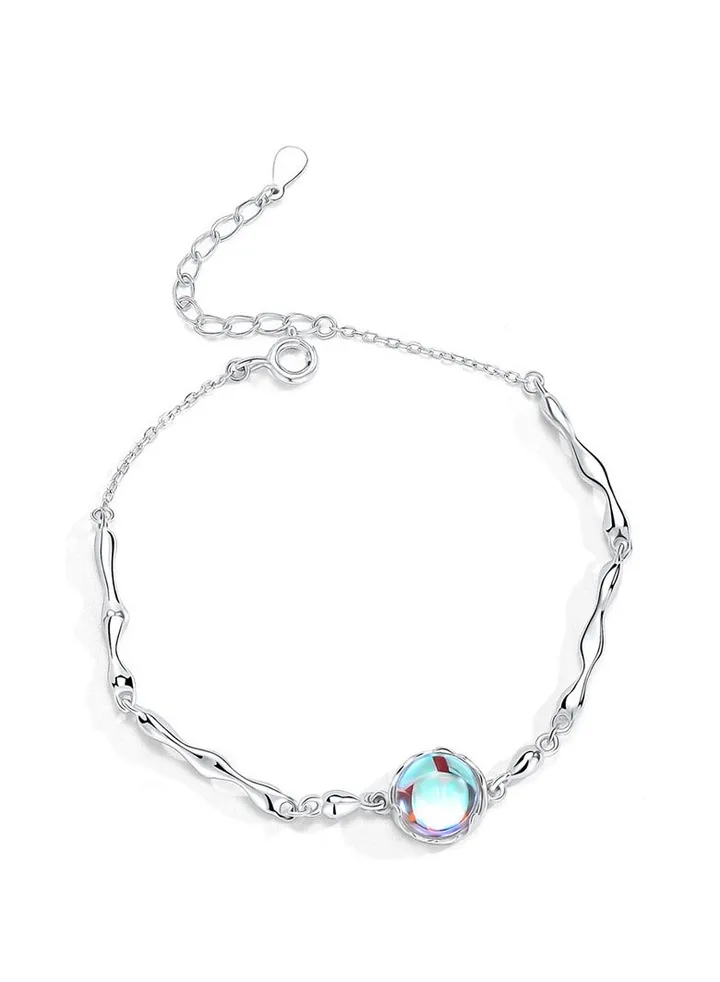 Silver Sapphire Sparkle Bracelet