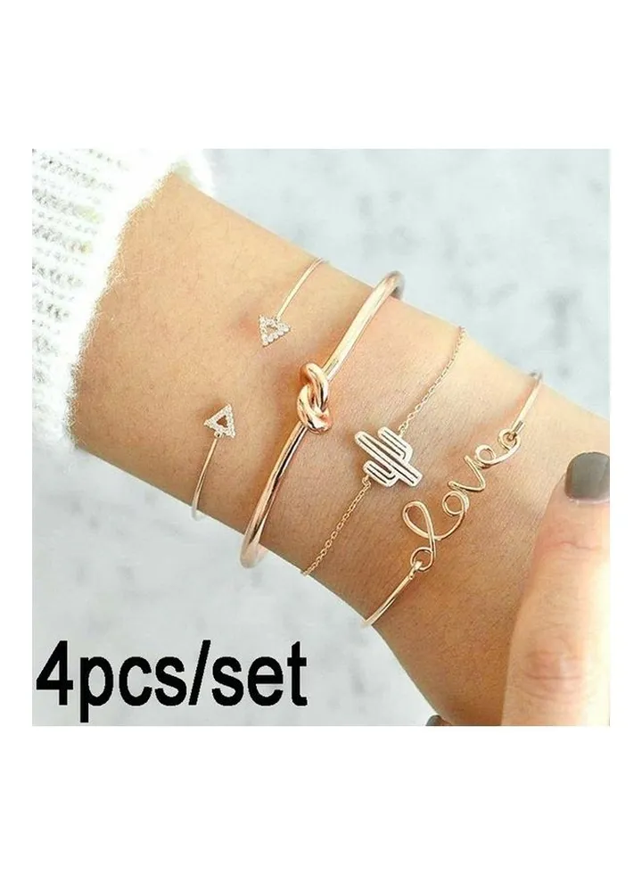 4-Piece Fashionable Bracelet