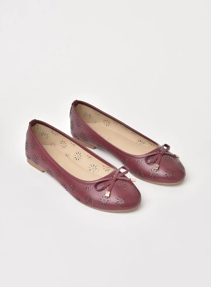 Dyed Ballerina Burgundy