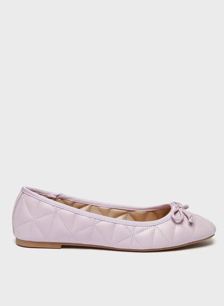 Bow Detail Ballerinas