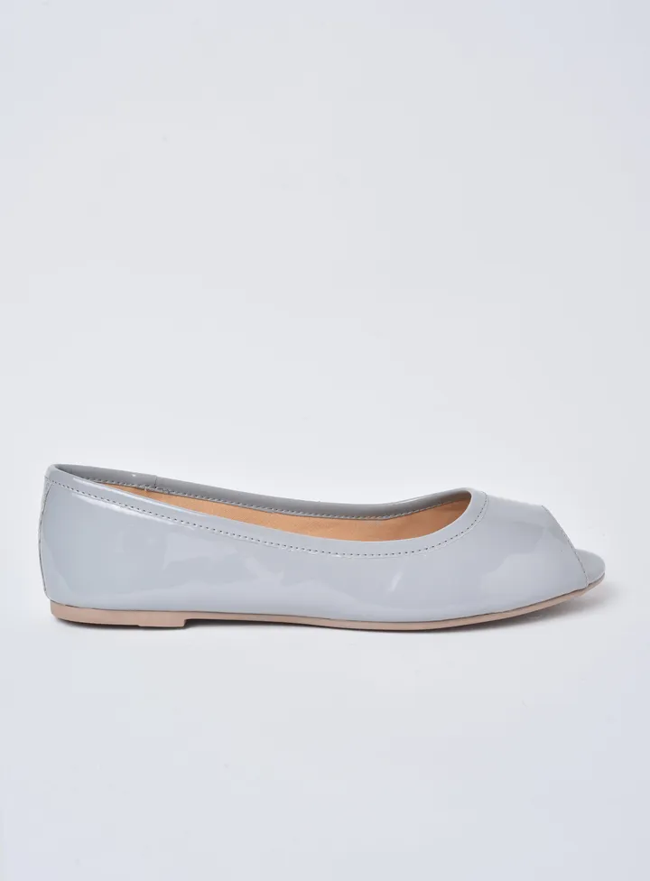 Fashionable Flat Ballerina Grey
