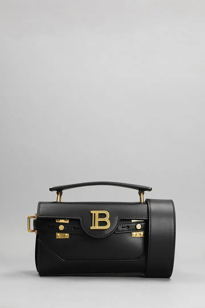 B-buzz 19 Hand Bag In Black Leather