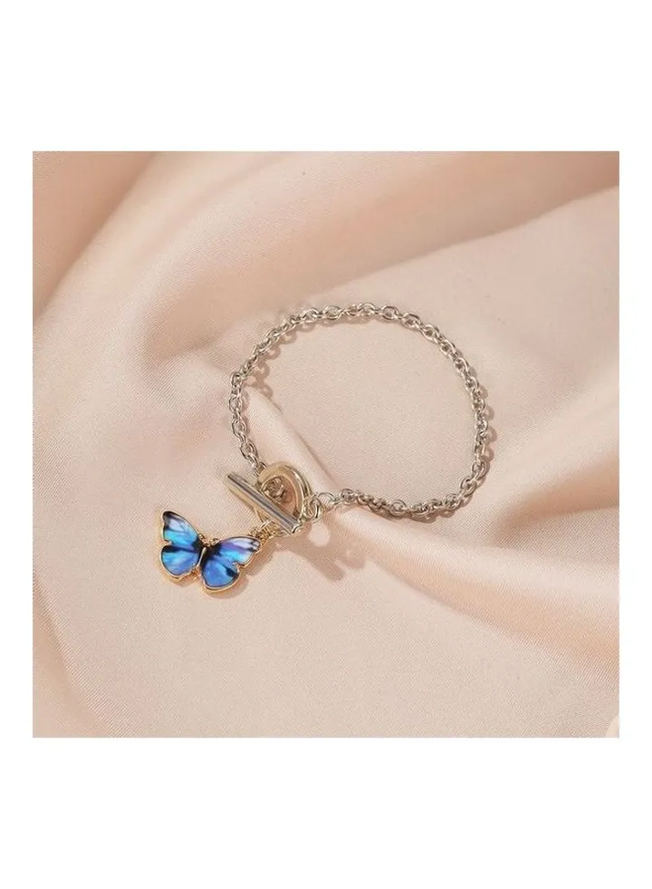 Butterfly Pendant Bracelet