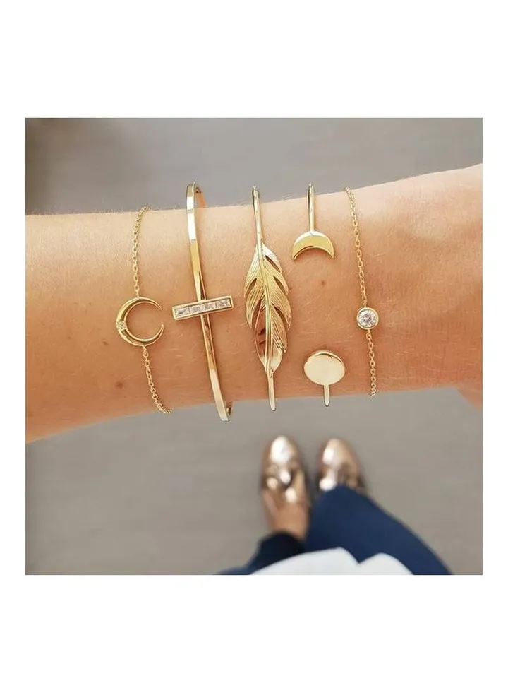5-Piece Fashion Bracelet Set