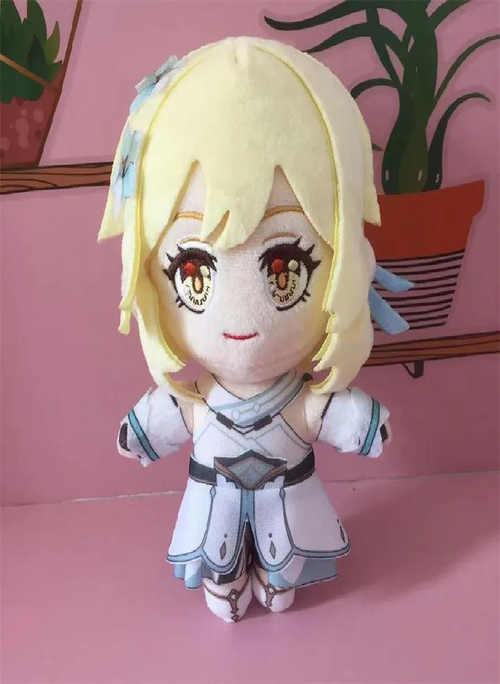Anime Lumine Plush Doll Toy Kunikuzushi YeLan Keqing Game Cute Soft Stuffed Pillow Kids Gift 20cm