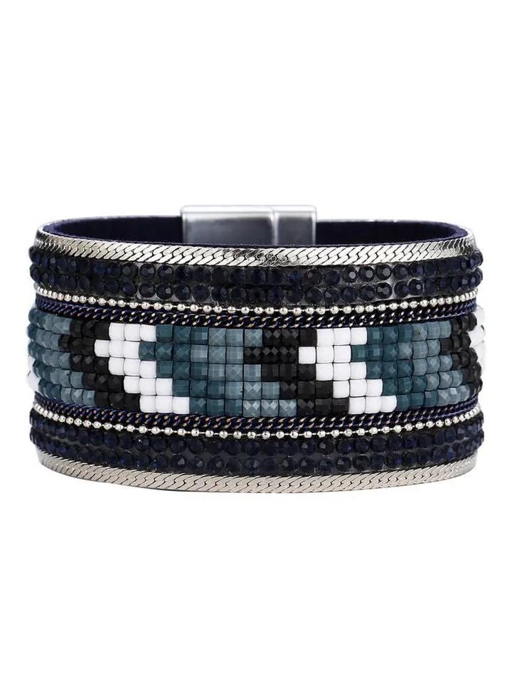 PU Rhinestone Fashion Bangle