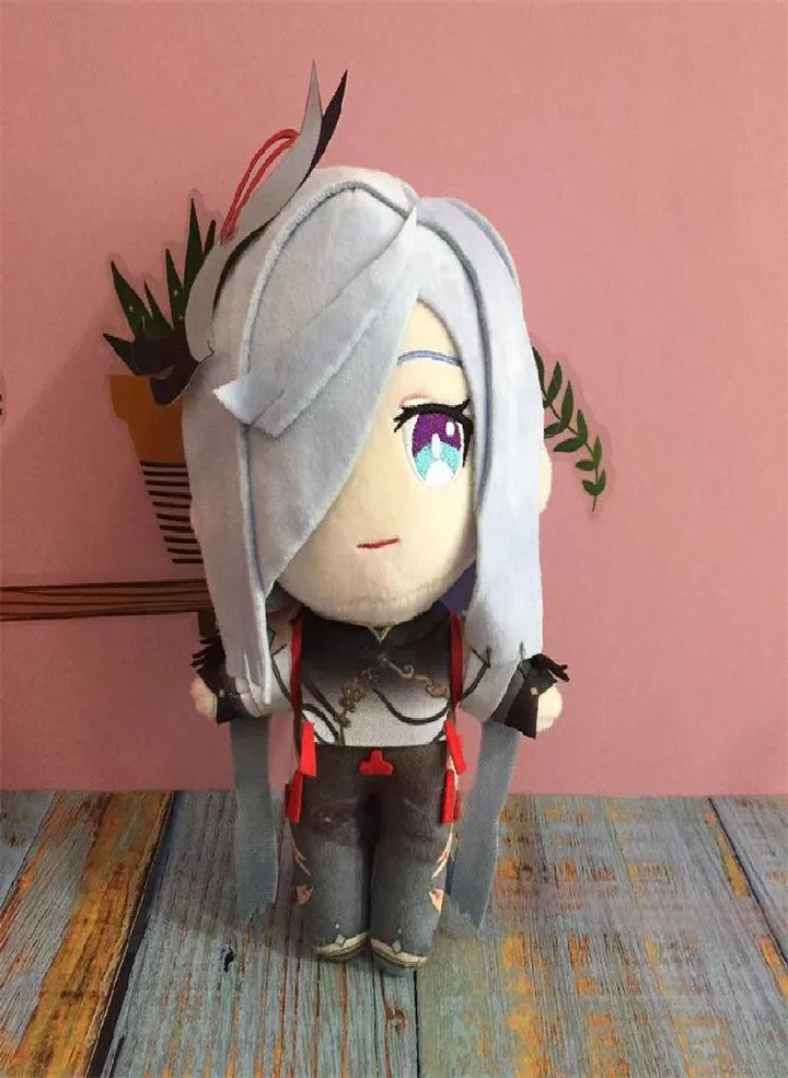 Anime Lumine Plush Doll Toy Kunikuzushi YeLan Keqing Game Cute Soft Stuffed Pillow Kids Gift 20cm