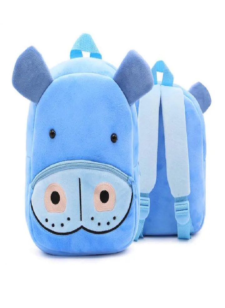 Stuffed Plush Kids Baby Toddler School Bags Backpack Kindergarten Schoolbag for Girls Boys 3D Cartoon Animal Backpack