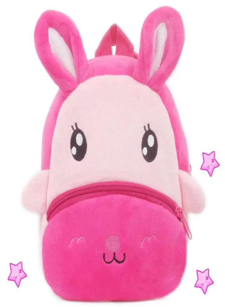 Cute Animal Cartoon Backpack School Bag Suit for 1-3 Years Old Baby Boys Girls