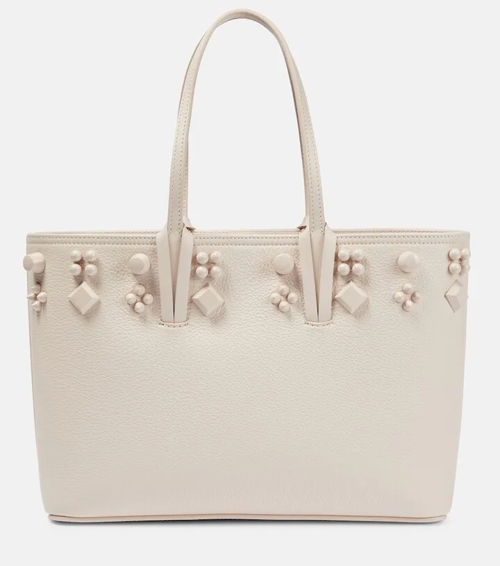 Cabata Small leather tote bag