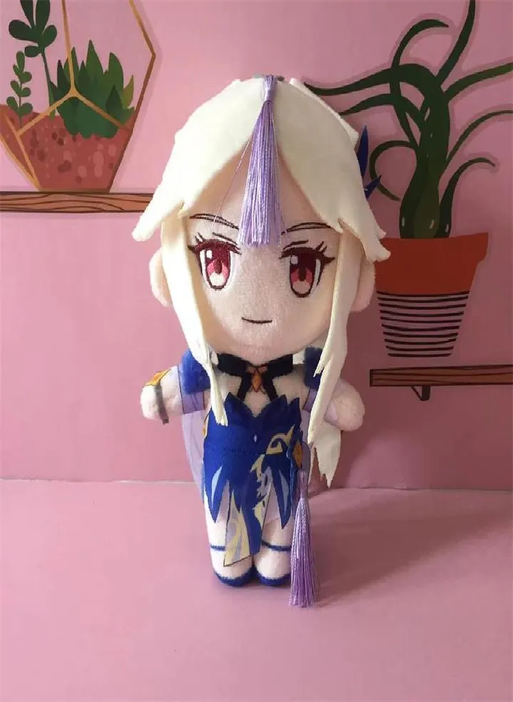 Anime Lumine Plush Doll Toy Kunikuzushi YeLan Keqing Game Cute Soft Stuffed Pillow Kids Gift 20cm