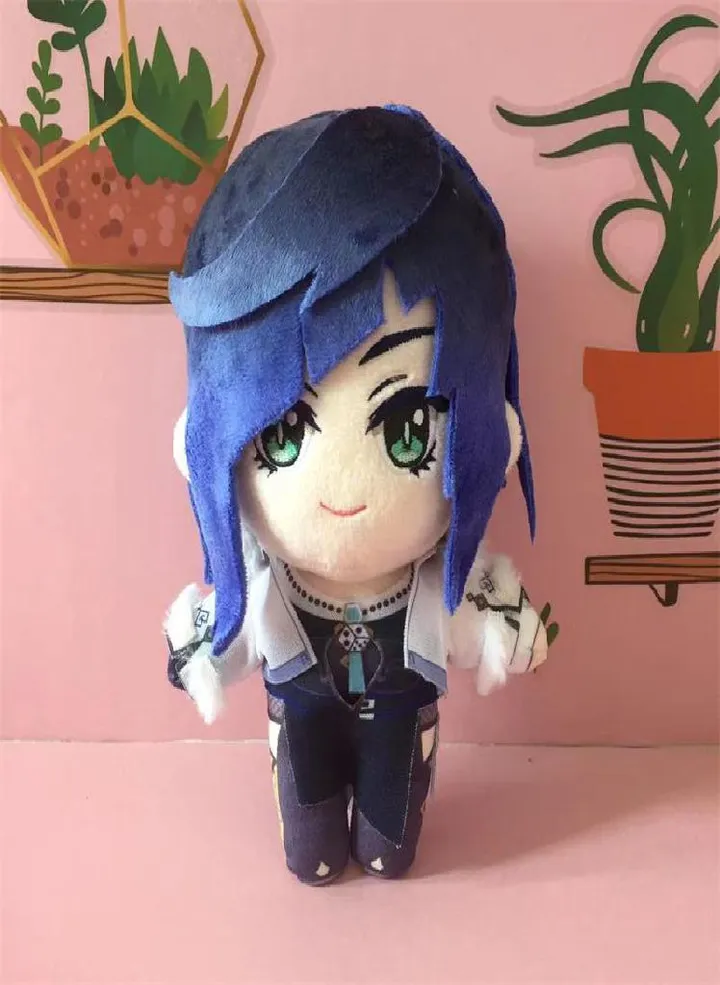 Anime Lumine Plush Doll Toy Kunikuzushi YeLan Keqing Game Cute Soft Stuffed Pillow Kids Gift 20cm
