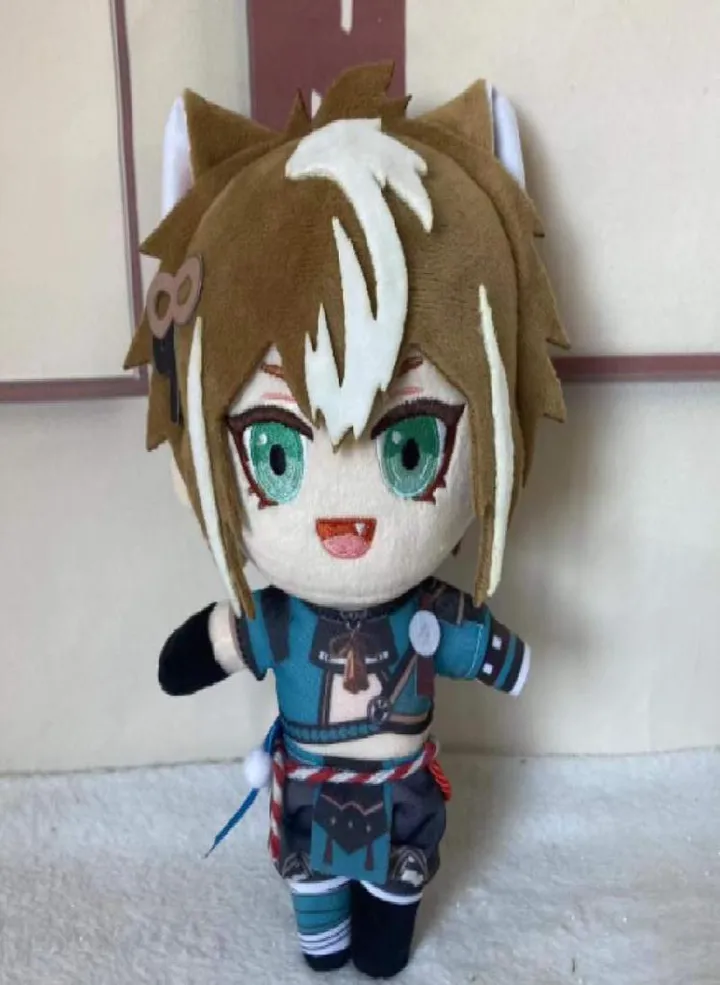 Anime Wanderer Kunikuzushi Plush Doll Toy Kazuha Zhong Li Xiao Gan Yu Game Cute Soft Stuffed Pillow 20cm