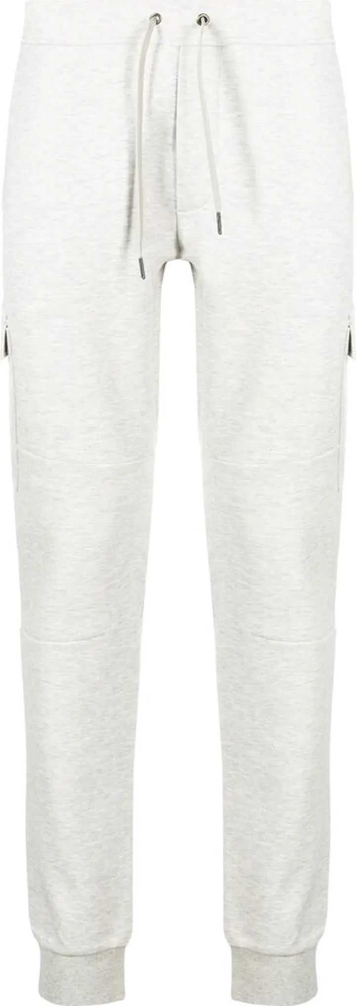 Grey Tapered Cargo Track Pants