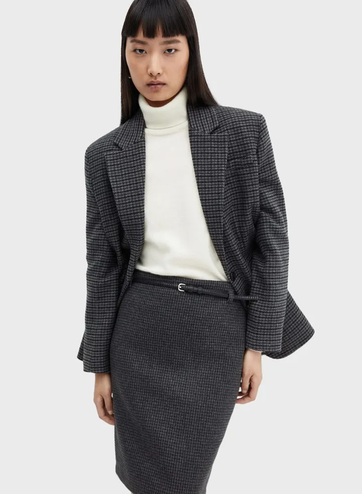 Belted Mini Skirt