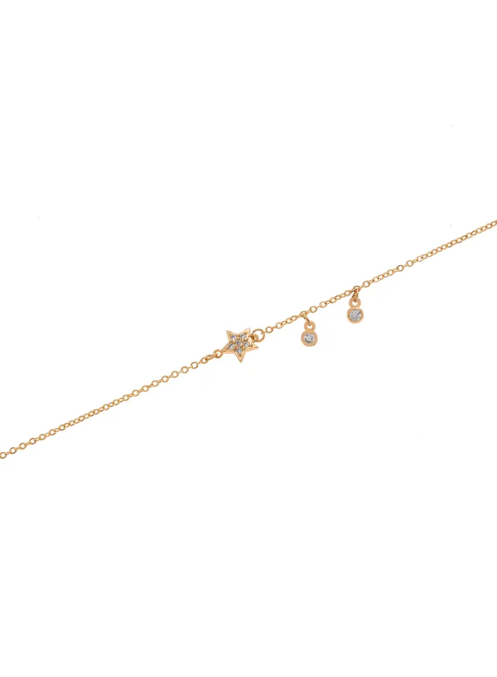 Star bracelet with pendants