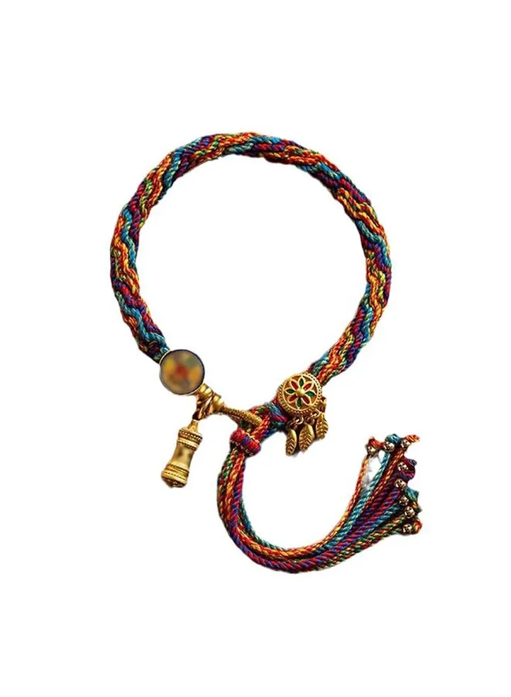 Handmade Tibetan String Bracelets for Women Men Boys Girls