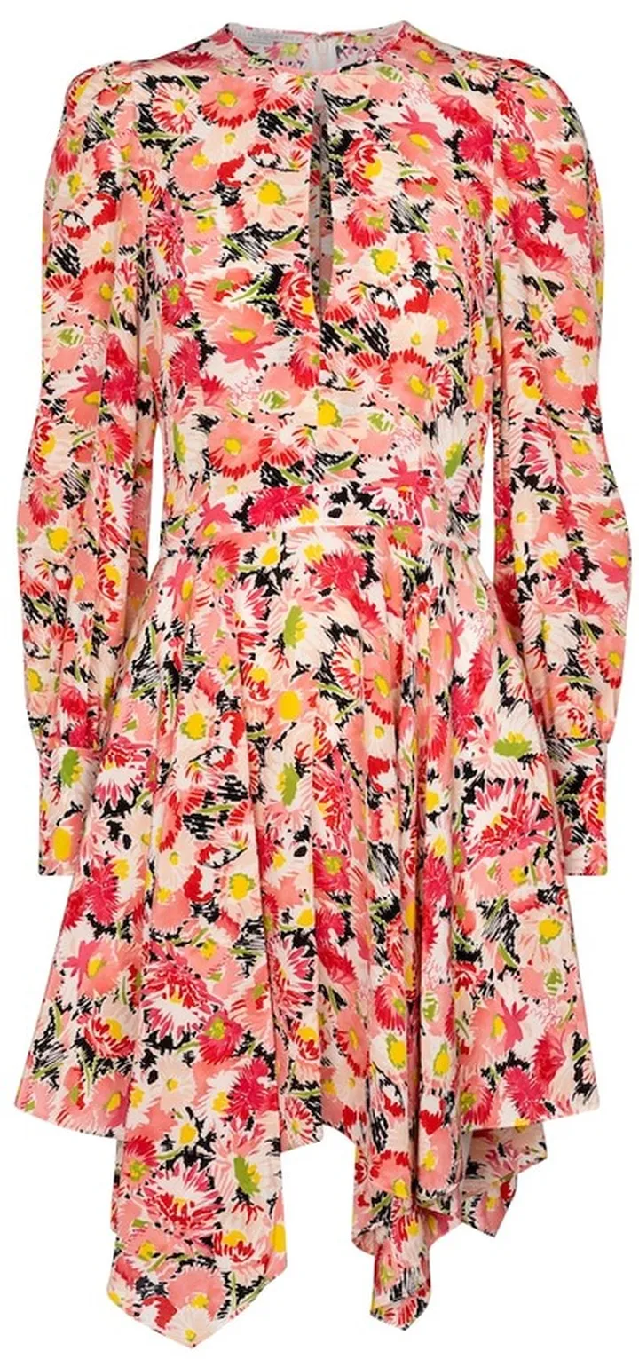 Felicity floral silk minidress