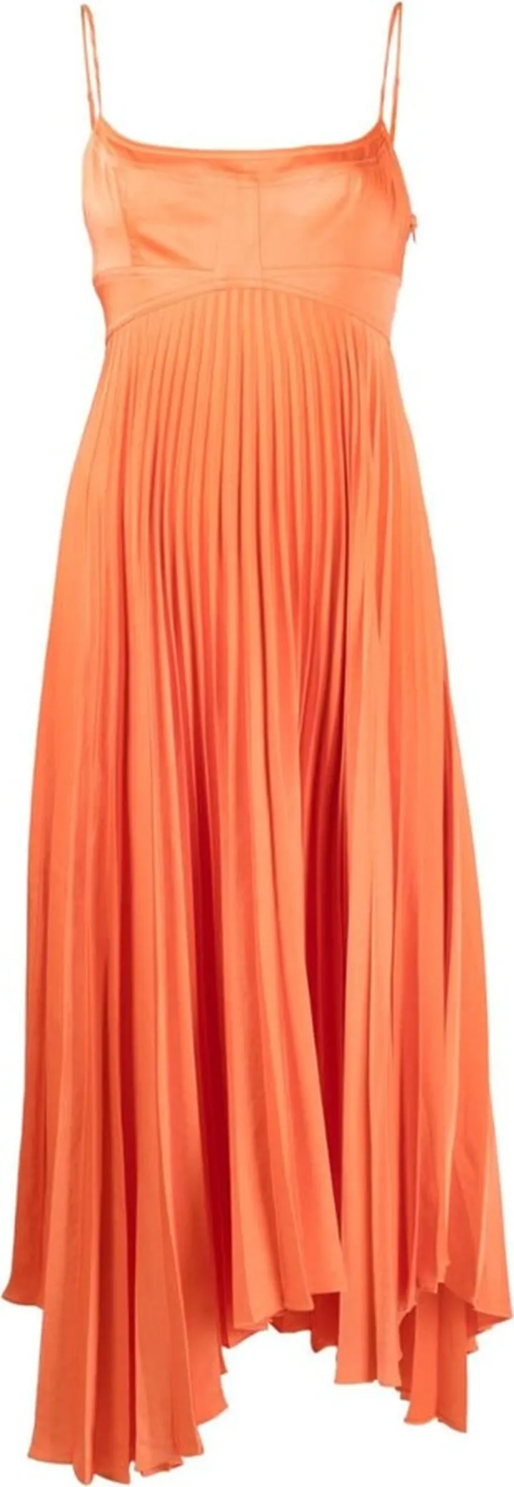 Hollie pleated midi dress