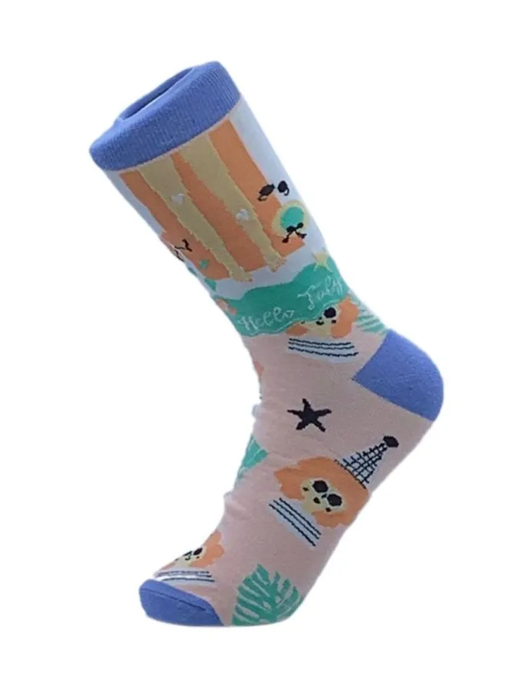 Printed Cotton Socks Multicolour
