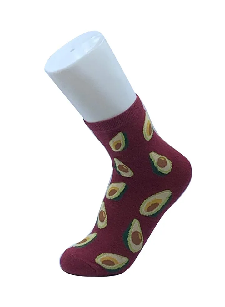 Cotton Printed Long Socks Multicolour