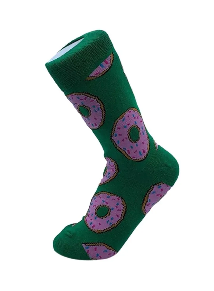 Dyed Long Cotton Socks Multicolour