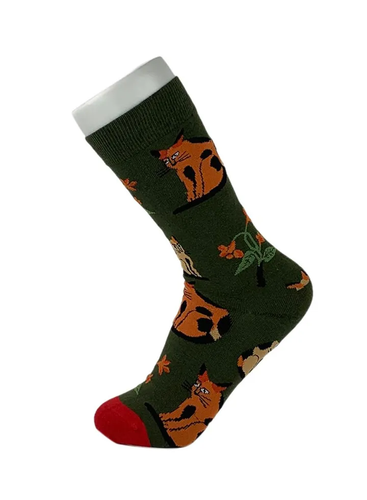 Printed Cotton Long Socks Multicolour