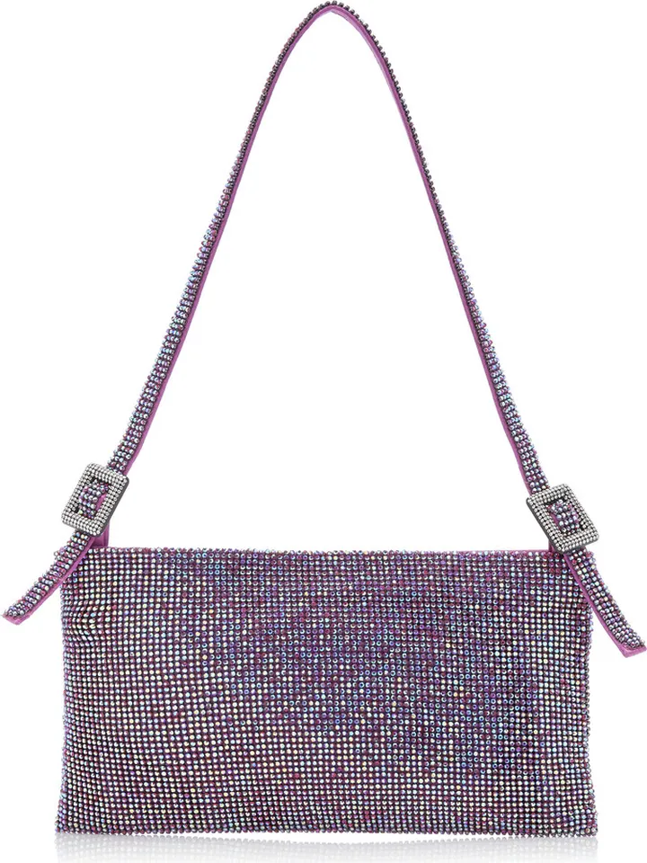 Women's La Grande Your Best Friend Crystal Mesh Shoulder Bag