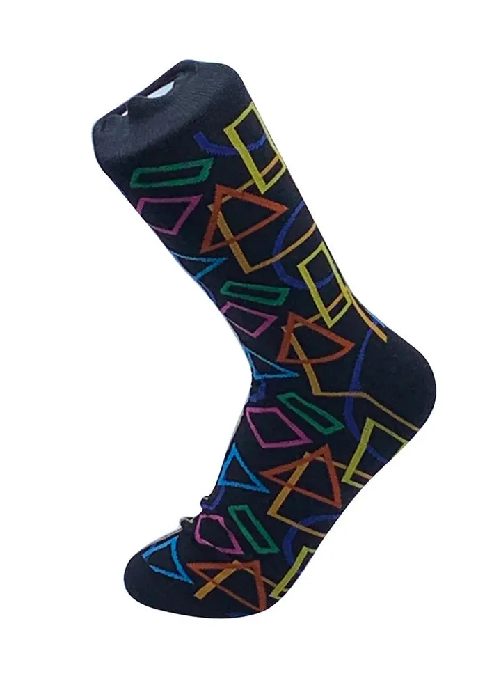 Printed Cotton Long Socks Multicolour