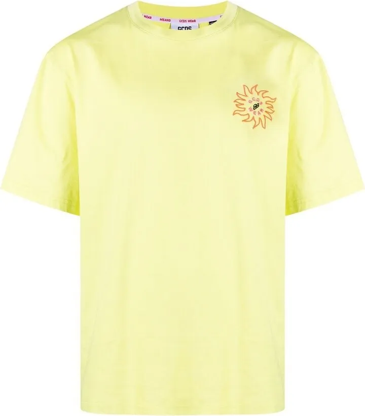 logo-print detail T-shirt