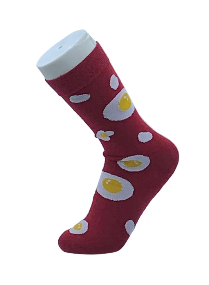 Printed Cotton Long Socks Multicolour