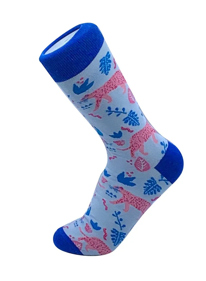 Printed Cotton Long Socks Multicolour