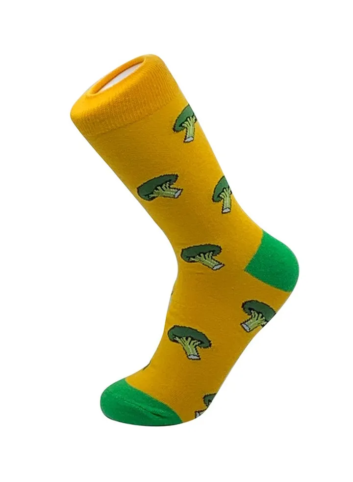 Printed Cotton Long Socks Multicolour