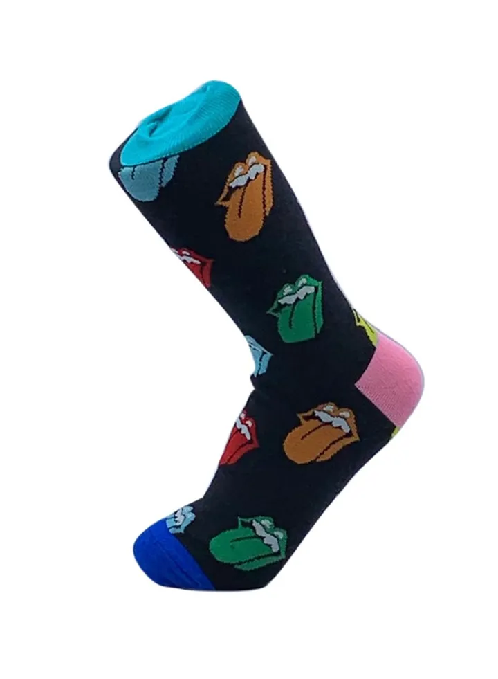 Pair Of Printed Long Socks Multicolour