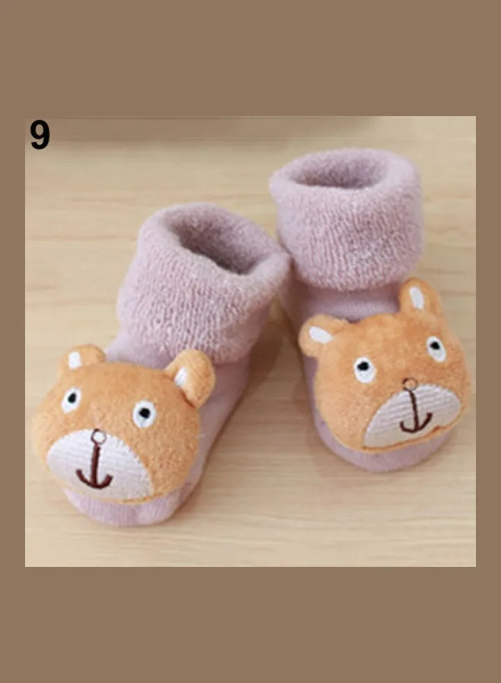 Animal Cartoon Slippers 09-Brown Bear