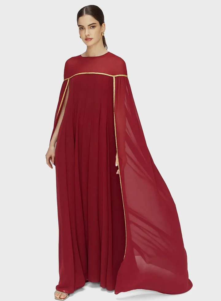 Split Sleeve Tiered Kaftan