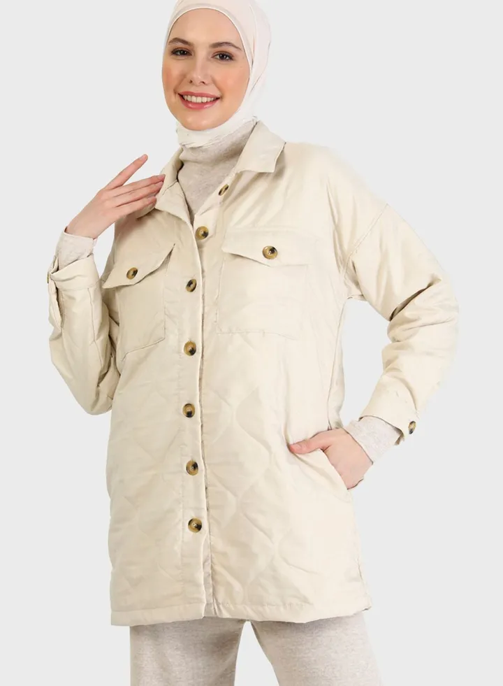 Pocket Detail Coat