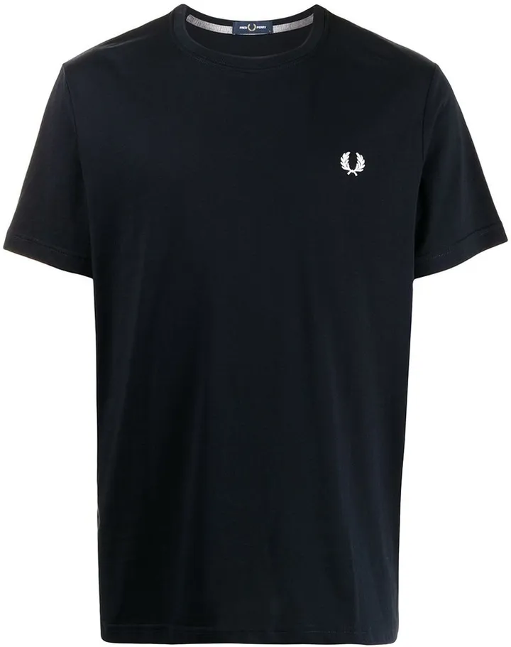 logo-embroidered T-shirt