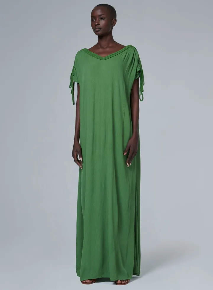 Braided Cord Detail Kaftan