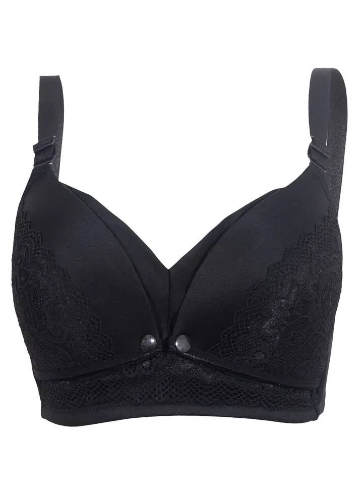 Full Cup Maternity And Nursing Bra Black X Large
