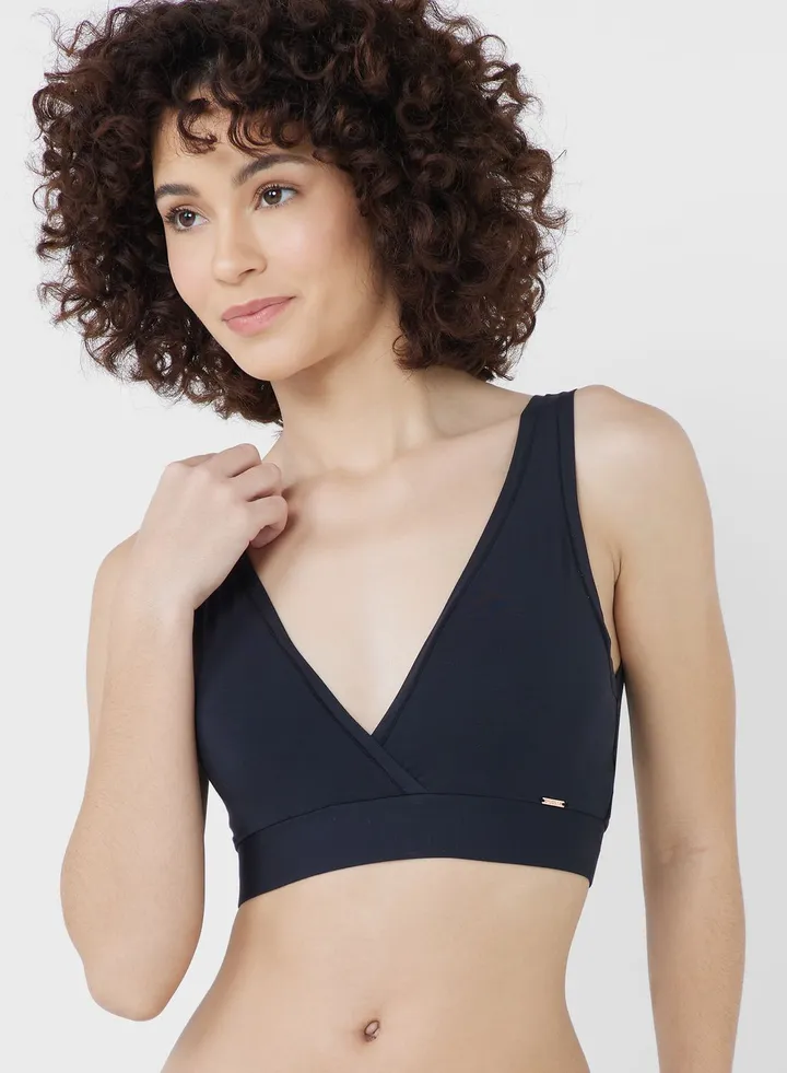 Plunge Neck T-Shirt Bra