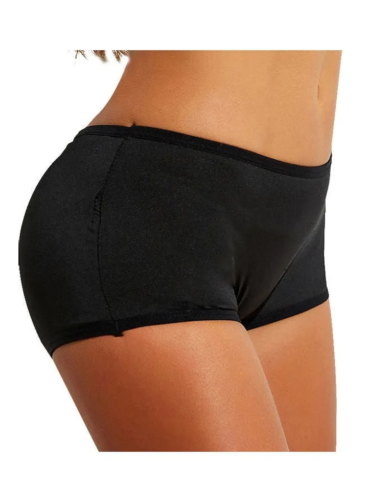 Underpants Buttocks Sponge Padded Black