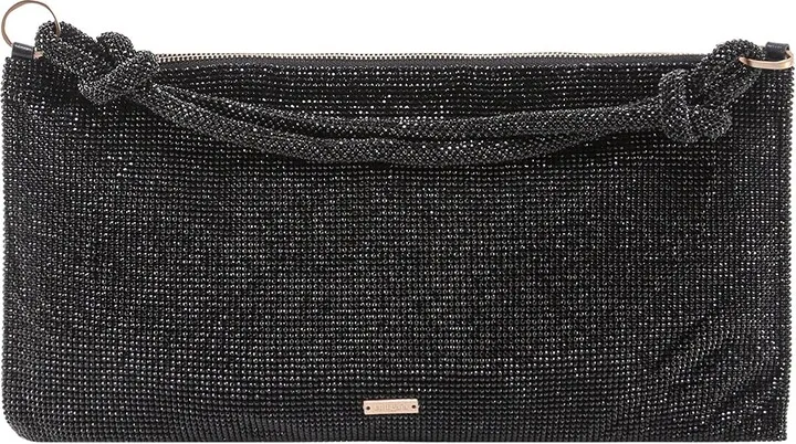 Handbag with all-over rhinestones