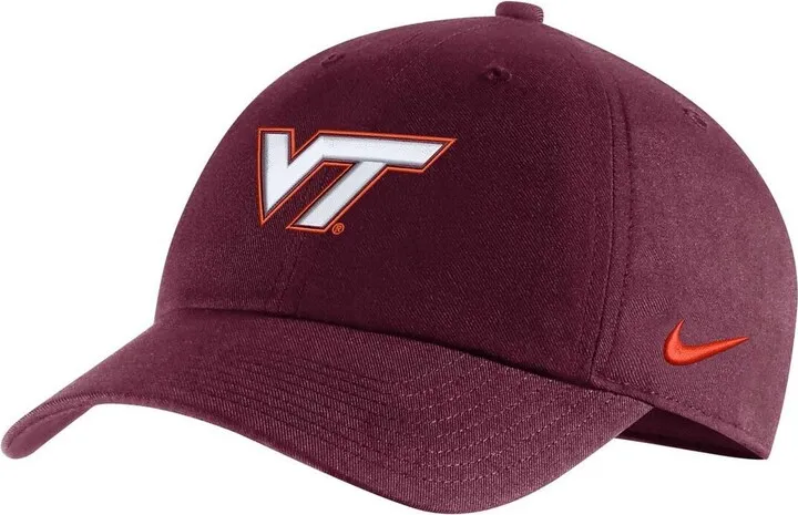 Men's Nike Maroon Virginia Tech Hokies Heritage86 Logo Adjustable Hat