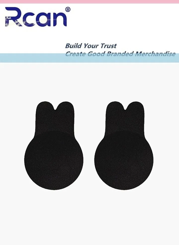 Lingerie for Women's Strapless Invisible Adhesive Bra Lift Push Up Rabbit Ears Bra Seamless Edge Adjustable Underwear Reusable Backless Slip Dress Wedding Dress
