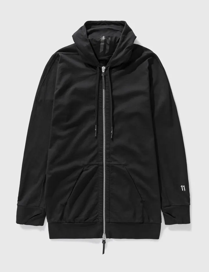 11 Cotton Zip Hoodie With Face Mask And Strap