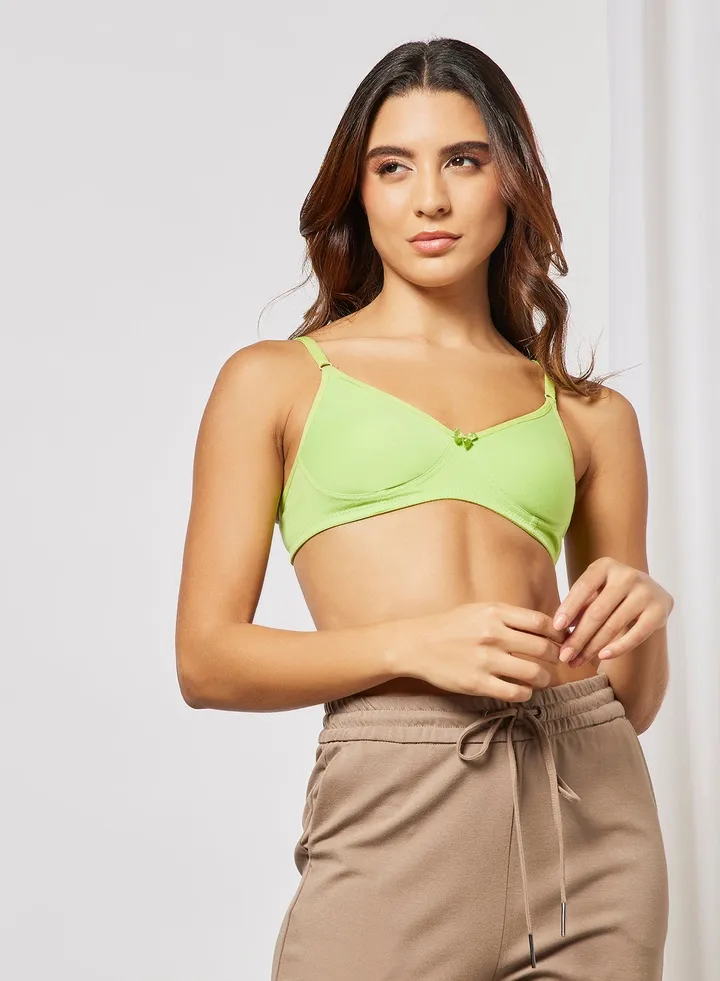 Casual Comfortable Bra Green