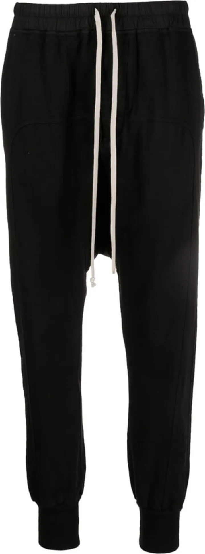 Drop-Crotch Cotton Track Pants