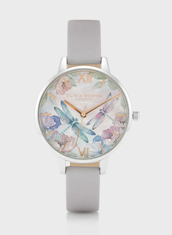 Floral Analog Watch